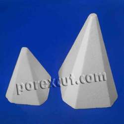 Pirámide de porexpan 9x12 cms