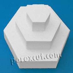 hexagono porexpan poliespan corcho blanco porex