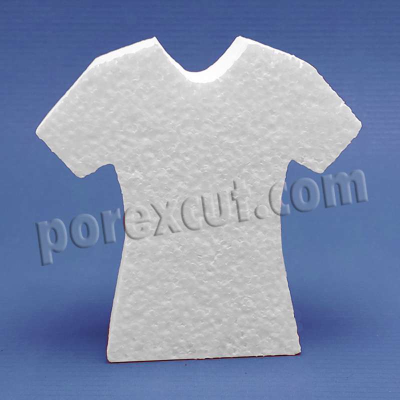 camiseta de mujer entallada de porexpan poliespan