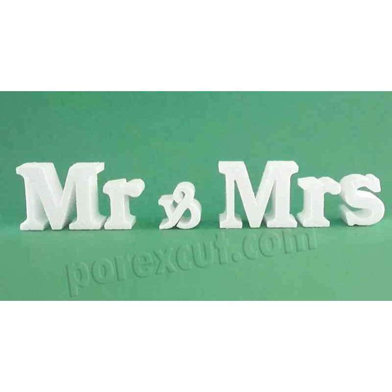 Mr & Mrs de porexpan