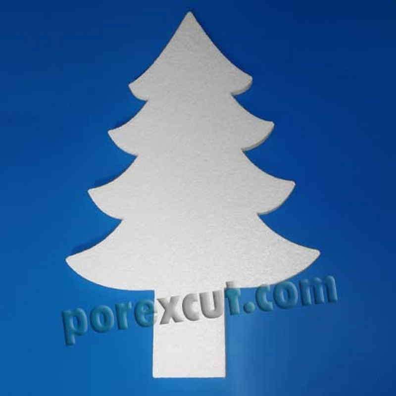 Arbol de navidad de porexpan corcho blanco poliespan abeto pino porex