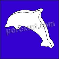 Delfin porexpan poliespan corcho corcho blanco