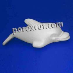 Delfin porexpan poliespan corcho corcho blanco