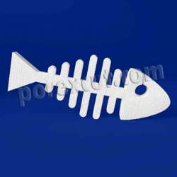 Espina pez pescado de porexpan poliespan corcho blanco