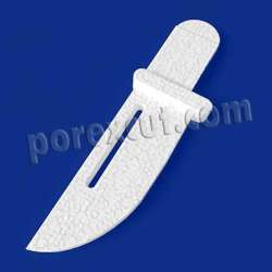Cuchillo de porexpan poliespan corcho blanco