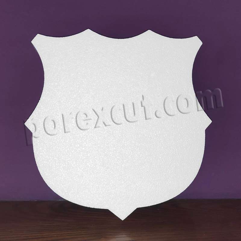 escudo barcelona barça de porexpan poliespan corcho blanco poliestireno expandido