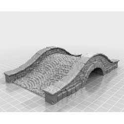 Puente de piedra impreso en 3D